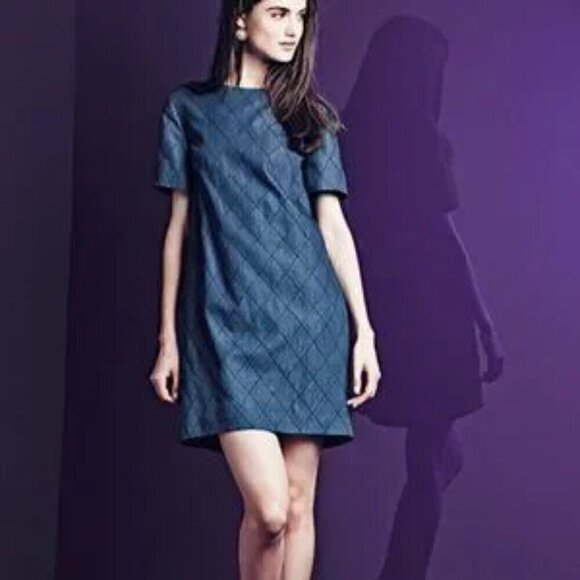 Kate Spade Quilted Shift Dress Size 0 - Picture 1 of 9